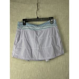 Lululemon Pace Rival Skirt 8 Purple Skort Tennis Golf Athletic Stretch